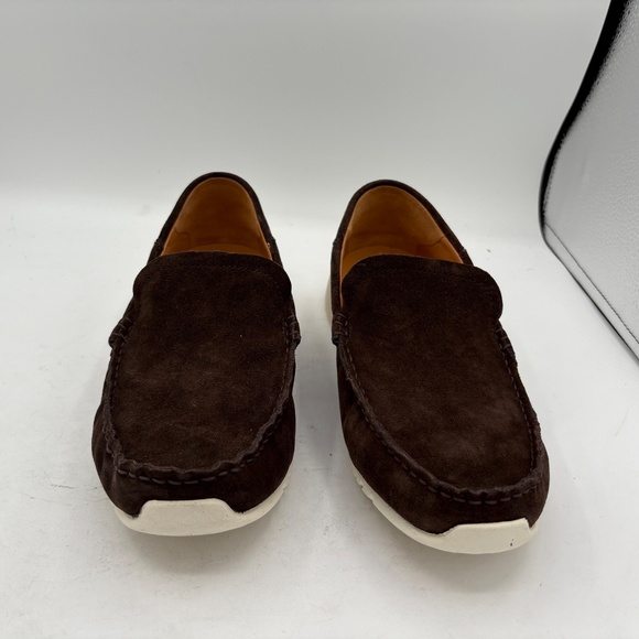 NEW Olukai KA’A Loafer Mens Size 11 Brown Leather Suede Slip On Casual Shoes main image 6